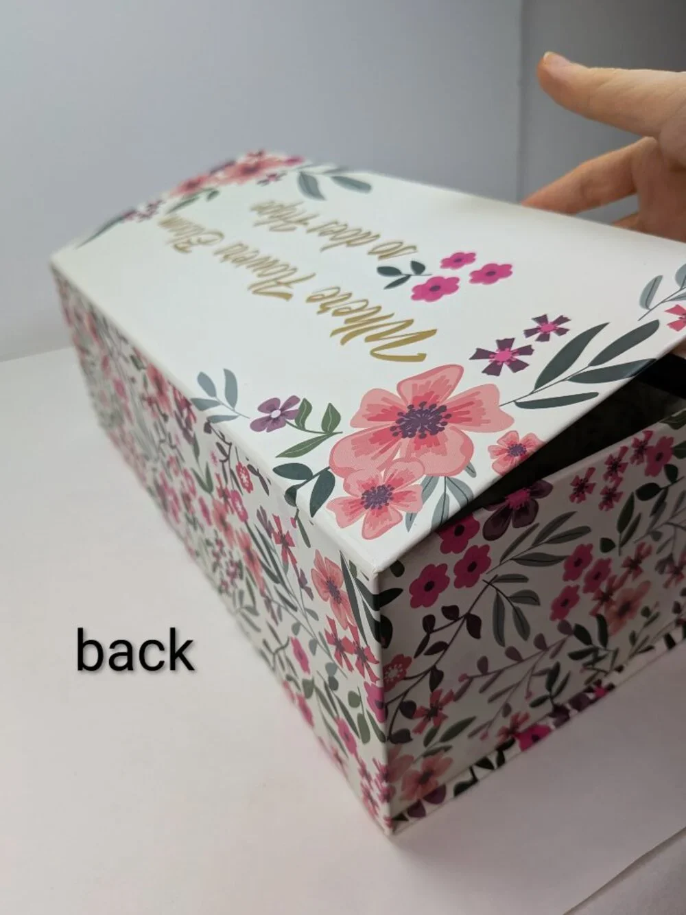 Cottagecore Caroline Alfreds Floral Gift Box Bundle 2pc Magnetic Bow Medium